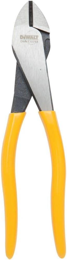 DeWalt DWHT70793 7" Cr-V Steel Diagonal Cutting Plier with 4" Rubber Handle