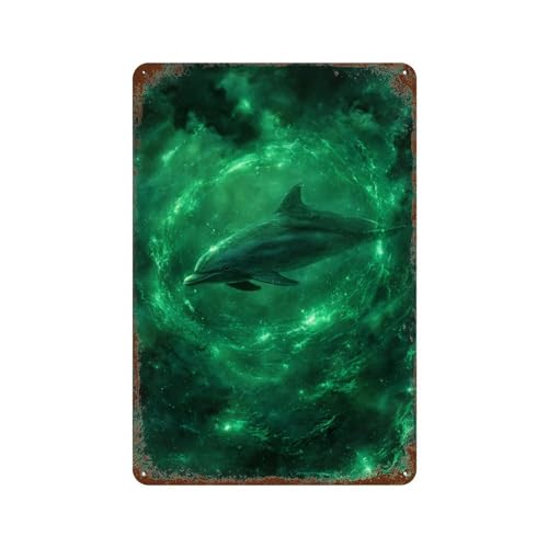 sinyumoney Enchanted Oceanic Journey Plaques En Métal - Décoration Murale - Panneaux Décoratifs Pour Salles De Jeux - Décorations De Drapeaux - Plaques...