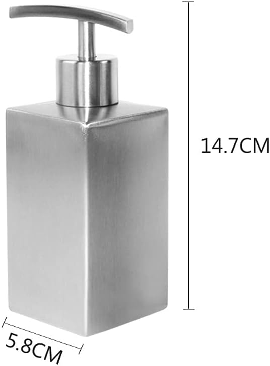 Soap Dispenser Hand Survivish Falling Stainless Steel Press Bottle Milk Bottle Hotel Shower Delivery Moistur Soap Slurry Bathroom, Kitchen Sink Bathroom Soap Dispenser