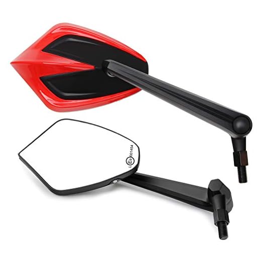 Espejo retrovisor espejo Set Ducati Monster 1100, Evo, 696, 796, 20th, T.M. (V28)