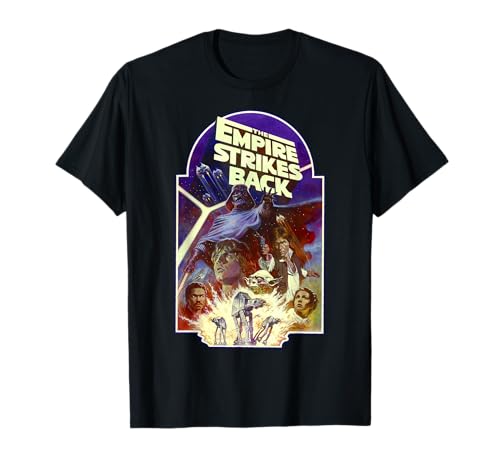T-shirt Star Wars The Empire Strikes Back 40th panel pour fan de science-fiction