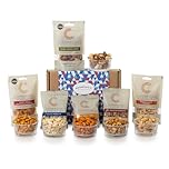 Cambrook Ultimate Nuts & Snacks Hamper - Includes A Variety Of Peanuts, Cashews, Truffle Nuts, Giant Corn & More - Hamper Exclusive to Burmont's