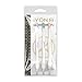 IVON Cuticle Trimmer with Pusher, 3pcs Rubber Tip Cuticle Tool for Nail Art