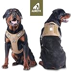 Auroth Tactical Dog Harness for Large Dogs No Pull Adjustable Pet Harness Reflective K9 Working Training Easy Control Pet Vest Military Service Dog Harnesses Army Yellow L - Image 5