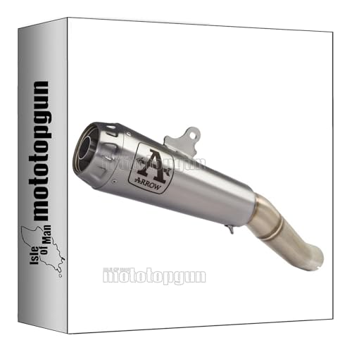 Tubo de escape homologado Arrow Pro-Race de nichrom para moto Kawasaki Z400 2019 2020 71874PRI