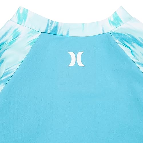Image of Hurley Girls Long Sleeve Rash Guard Swimsuit
