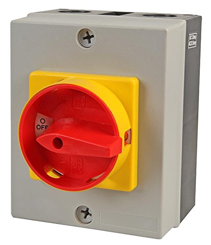 Boxed Isolator, 3P+N, IP65, 32A | Switch DISCONNECTOR (Isolator/Load Break) SWITCHES, 1 X Qty - LB323PSN