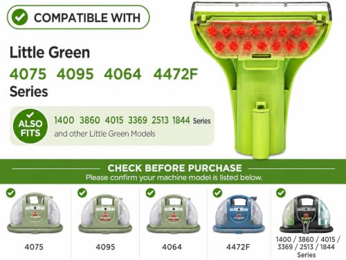 Image of 4 inch Tough Stain Brush Tool 4075 Compatible for BISSELL Little Green Mini