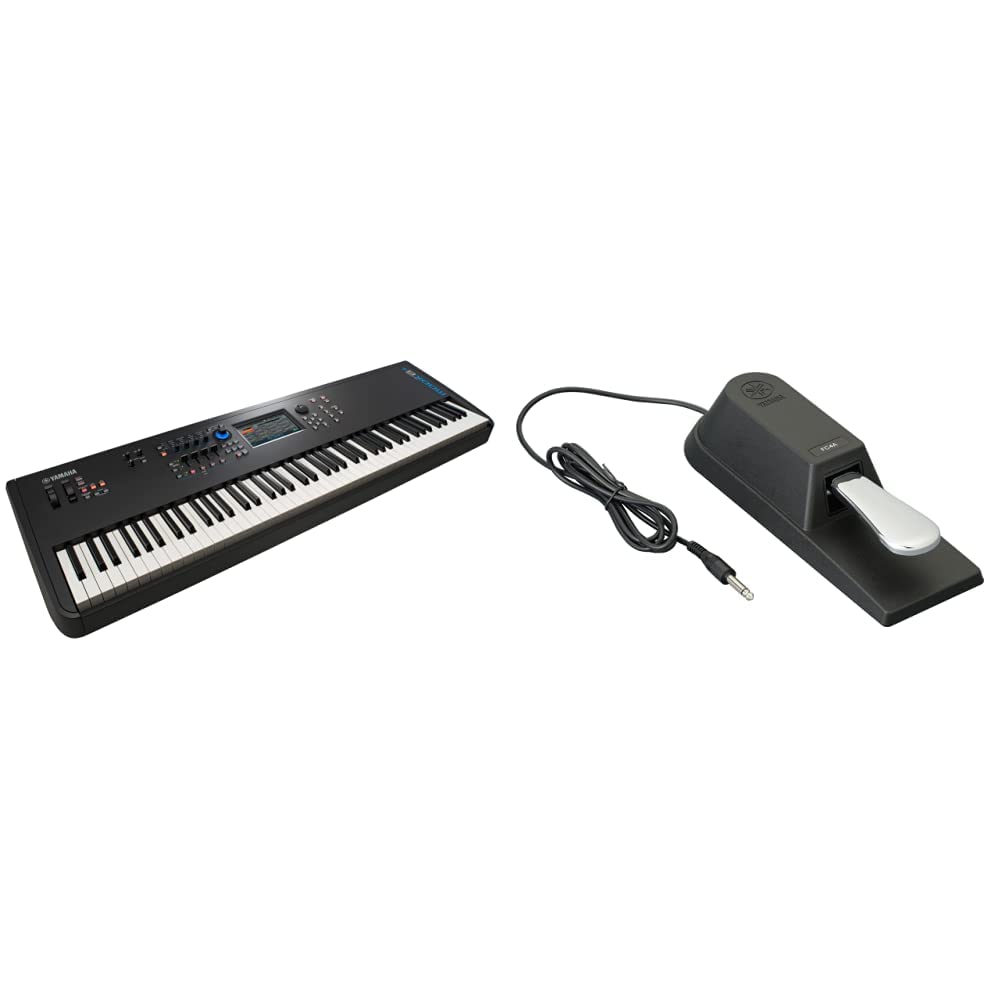 Buy Yamaha MODX8+ 88Key Synthesizer Workstation, Black & FC4A