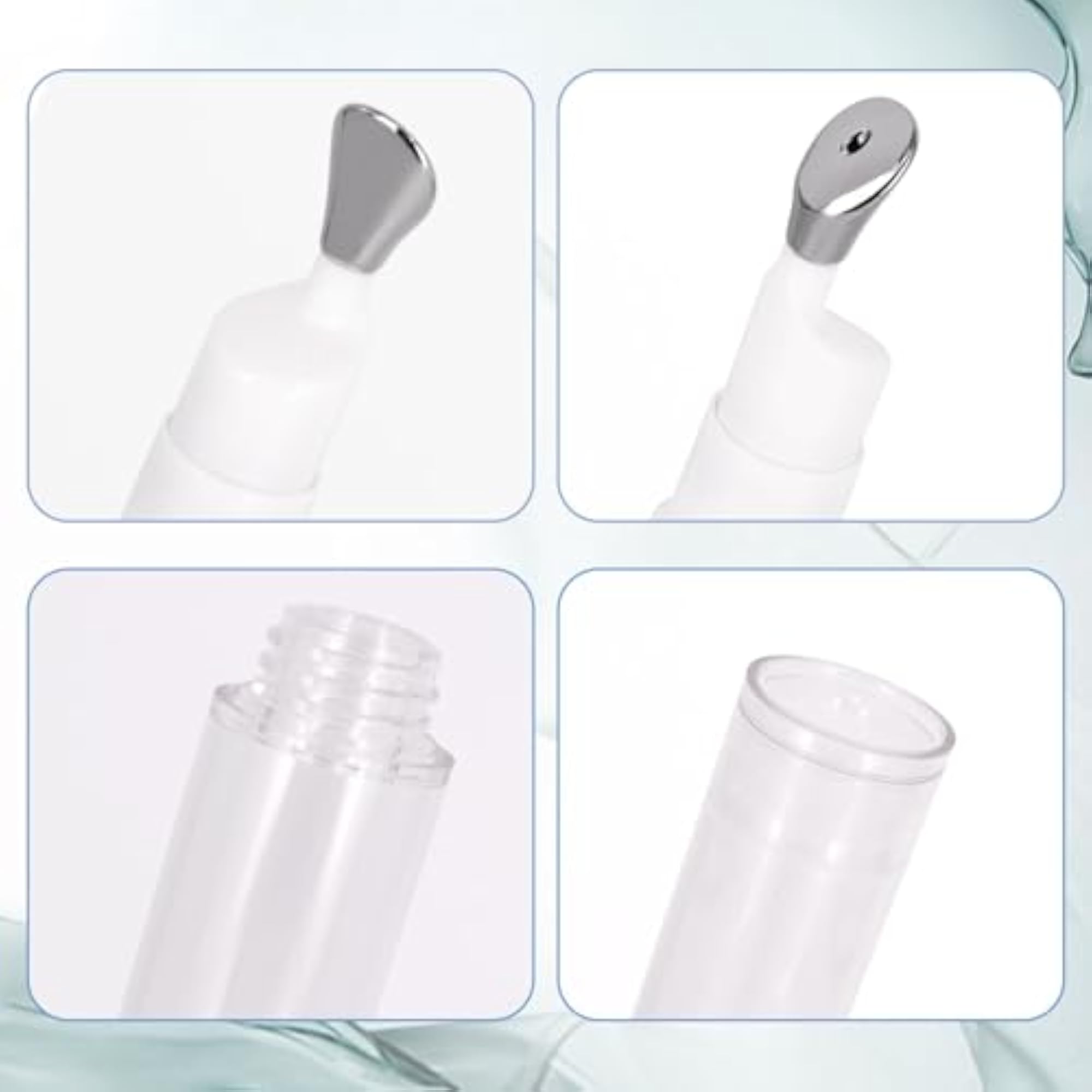 3Pcs Eye Gel Cream Container with Flat Applicator