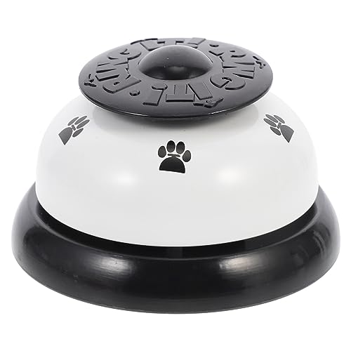 Dog Training Bell with Base Pet Potty Training Device for Dogs and Cats Pawprint for Floor Protection Home and Business Use