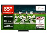 TCL 65C7K 65 Zoll QD-Mini LED Fernseher, 4K HDR Premium 2600, Smart Google TV mit 144Hz Motion Clarity Pro (Dolby Vision IQ & Atmos, CrystGlow HVA Panel, Audio von Bang & Olufsen, Game Master)