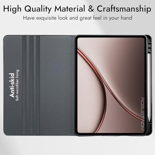Image of Robustrion Cover Case for OnePlus 4 13.2 inch / OnePlus Pad 3 13.2 inch Cover [Pencil Holder], Deer Pattern Cover Case for One Plus Pad 4 /3 Cover [Auto Sleep Wake Support] - Brown