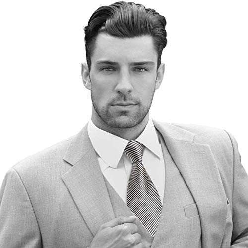 Men’s Ties by Alex Palaus Collection - Premium Designer Necktie for Men with Tie Storage Box - Perfect Mens Gift (Desmond Basic Stripe)