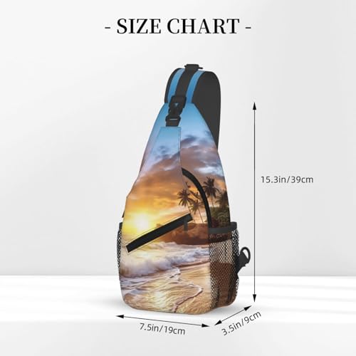 Bolso cruzado tipo bandolera para trekking y viaje miniatura 3