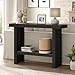 MAHANCRIS Console Table, 39.4'' Black Entryway Table for Hallway, Narrow Sofa Table Behind The Couch, Modern Foyer Tables for Entrance, Living Room, Corridor, Easy Assembly, Black CTHB16801