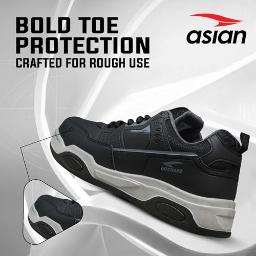 Image of ASIAN Men's Vegas-01 Sneakers | Stylish & Lightweight Design Comfortable Lace-Up Sneakers for Travel & Everyday Use