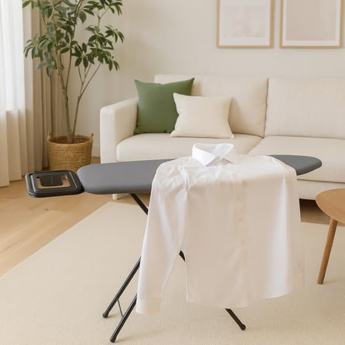 Miniatura 5 de Acomoda Textil - Tabla De Planchar Con Funda 100 Algodón 131x37 Cm Plegable, Resistente Y Ergonómica. Soporte Para Planchar Altura Ajustable Y Antideslizante De Fácil Almacenaje