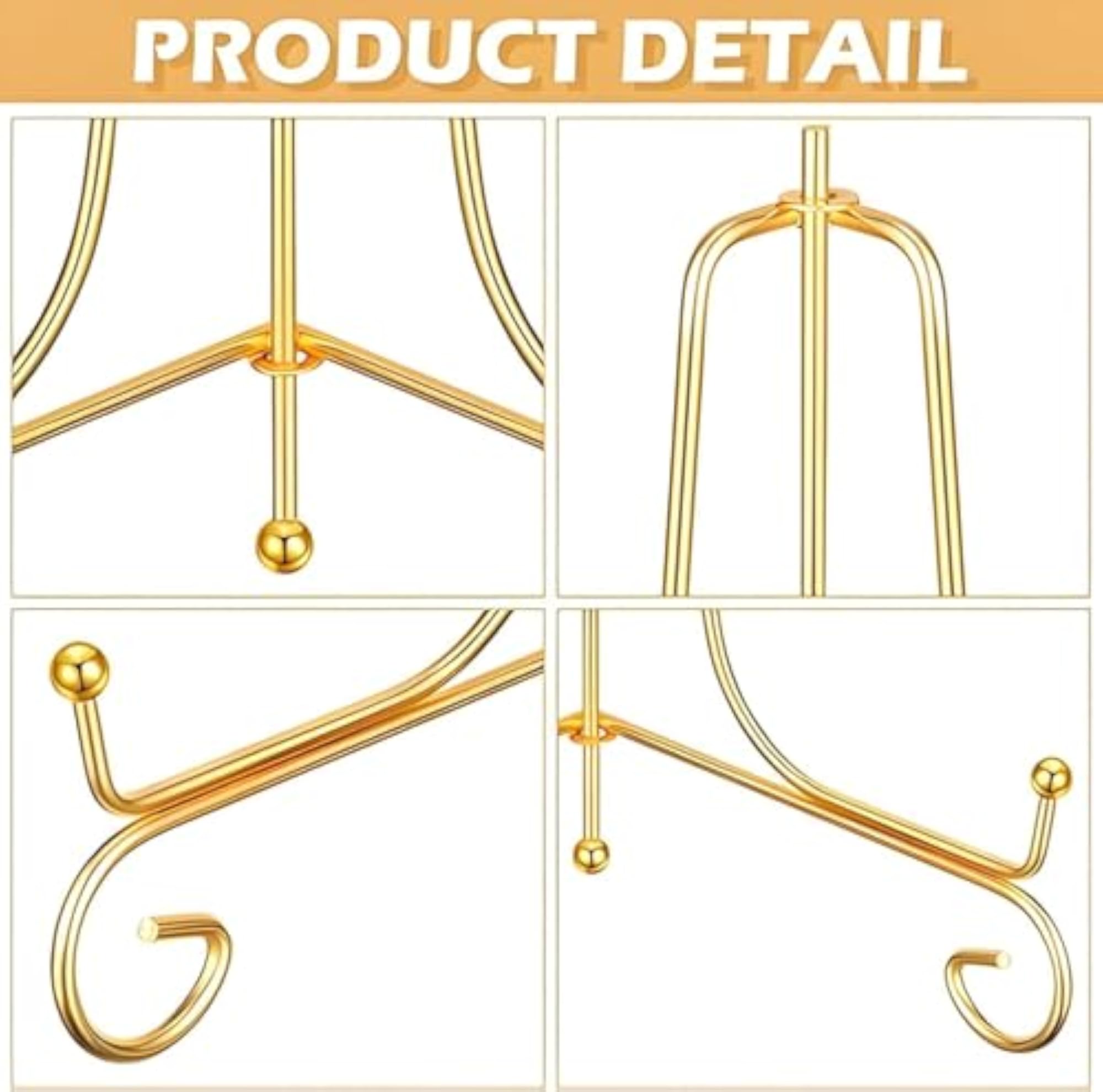 Metal Display Stand, Iron Easel Plate Holder