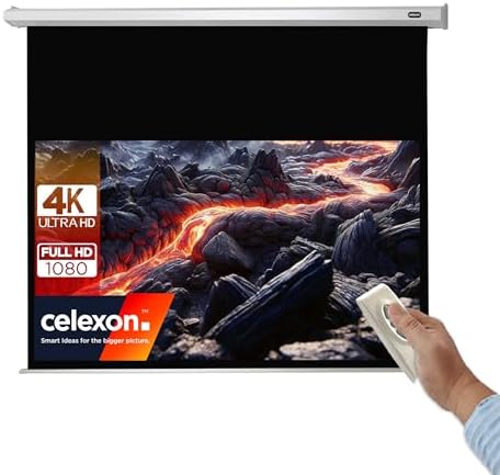 celexon Pantalla motorizada para Escuela, proyección, presentació...