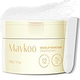 Makeup Cleansing Balm, MAYKOO Make Up Remover Reinigungsbalsam, Hautpflege Gesichtsreinigung Balm, Sanft Make-Up Entferner, Natürlich Reinigungsbalsam mit Vaccinium Myrtillus, Leicht zu spülen, 85g