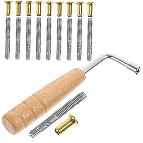 FAVOMOTO Lyre String Pin Replacement Accessory Kit Lyre Harp Tuning Tools Musical Instruments Part