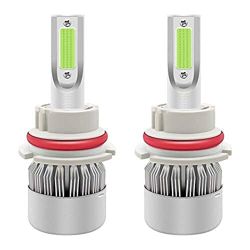 Secosautoparts 2 X Ice Blue Color Led Headlight Bulbs Conversion Kit 9007 Hb5 Hi/Lo Dual Beam 72W 7600Lm 8000K Cool Blue Led Headlights Replacement All-In-One Conversion Kit #TOP5