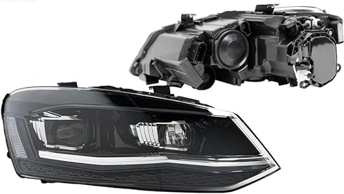 Car Headlights Assembly Car Headlight Covers Headlights DRL Day Running Light Head Lamp LED Bi Xenon Bulb Fog Lights For VW For POLO For TSI 2010-2018 Headlight Assemblies