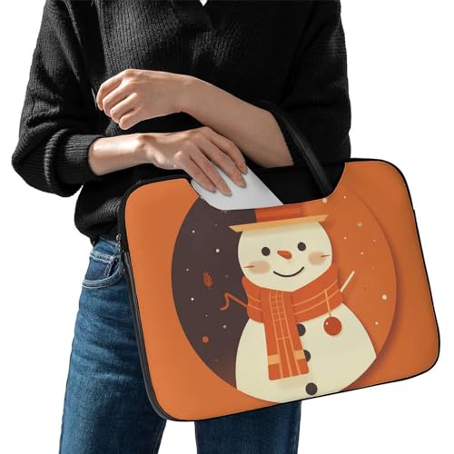 Bolso para portátil impermeable estilo muñeco de nieve 17" miniatura 2