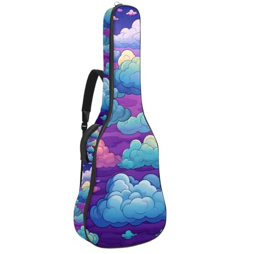 Housse pour guitare acoustique multicolore 106 cm imperméable