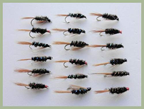 Diawl Bach nymph, 18 pack, 4 colours, size choice, trout flies, fly fishing (12)