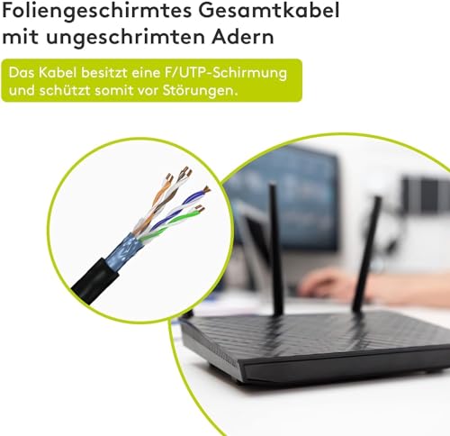 Goobay CAT 5e Patchcable F/UTP 3m Gris miniatura 5