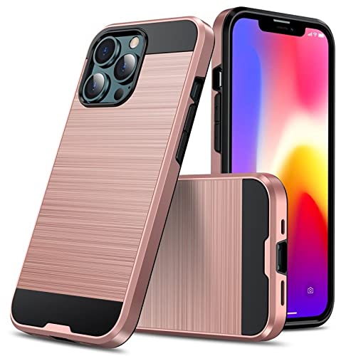 Coque antichoc iPhone X or rose brossé évite les casses