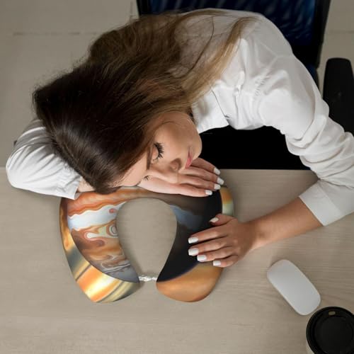 Almohada viscoelástica de viaje ergonómica en forma de U miniatura 6