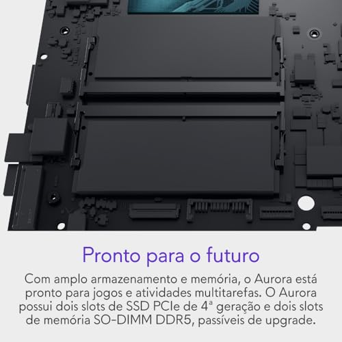 Notebook Gamer Alienware Aurora AC16-C5210H-D10 – Intel Core 5, NVIDIA RTX 3050, 16GB RAM, 512GB SSD, LED Full HD 120Hz, Linux