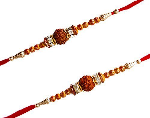 Final Store Boys Multi Colour Rudraksha Rakhi For Rakshabandhan (B07QXDHJ99) Amazon Price History, Amazon Price Tracker