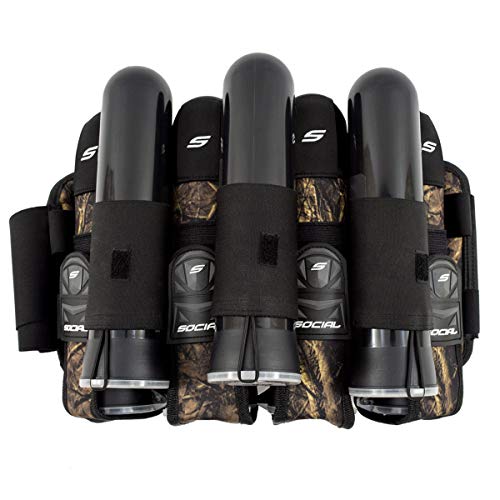 Social Paintball Grit Pod Pack Harness, Hunter Camo, 4+7 Pod Holders
