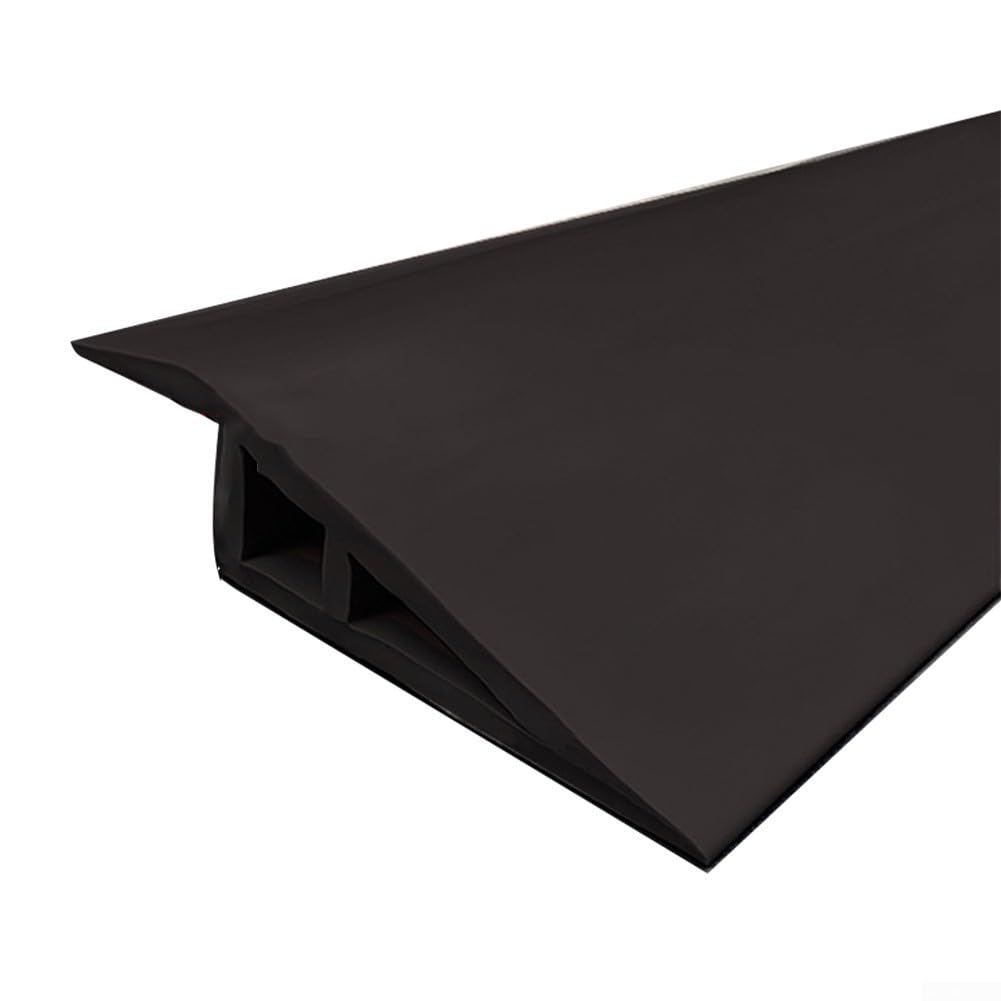 Door Floor Threshold Transition Strip, Flat Floor Transition Strip, for for Tile,Wood,Doorways Carpet Floor for Tile(Black)