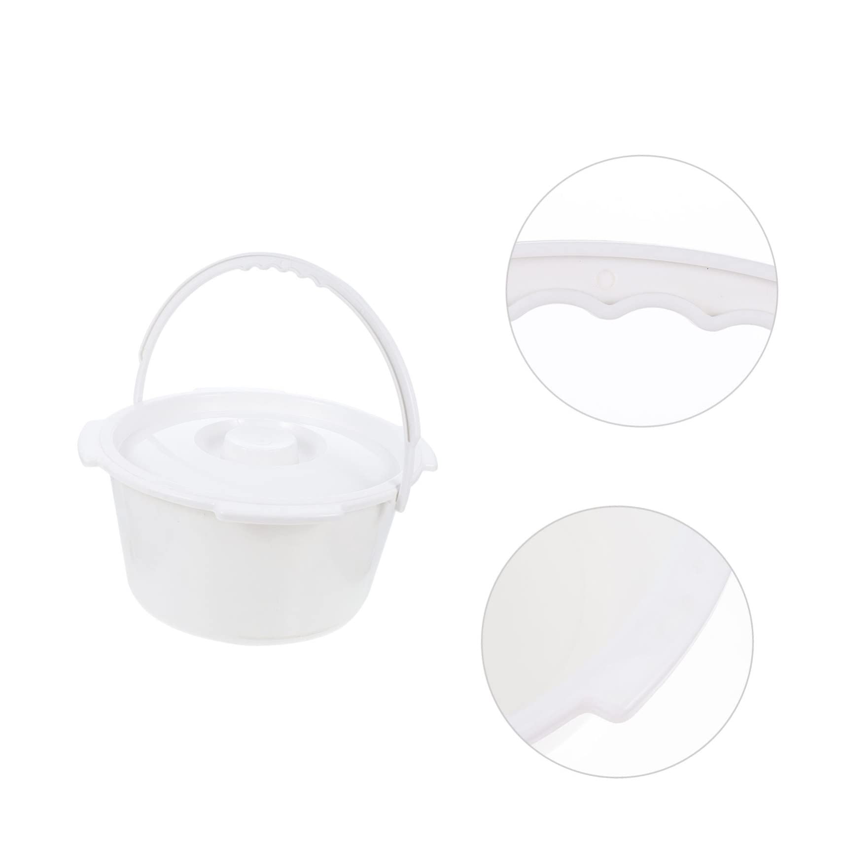 Gatuida Orinal Tapa para Ancianos y Adultos, Pp Resistente, Fácil de Limpiar y Almacenar, Diseño Antideslizante y Portátil