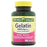 Spring Valley Gelatin 10 Grain, 1300 Mg, 100 Ct