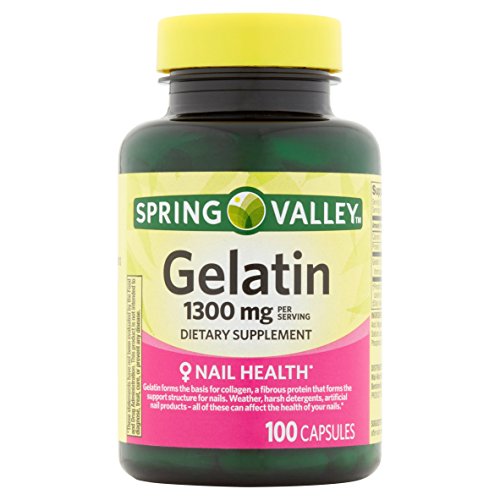 Spring Valley Gelatin 10 Grain, 1300 Mg, 100 Ct