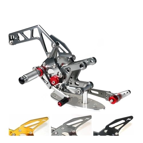 Repose-pieds arrière réglables CNC moto R1 pour éliminer les glissades