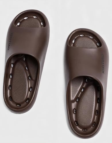 Image of XIXITIAO Shower Shoes Women Men Non Slip,Quick Drying Shower Shoes with Holes,Slippers for Bathroom,College Dorm,Gym,Travel,and Hospital,Soft EVA,Lightweight,Anti Slip,Toe Protection