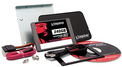 KC300 Unità a Stato Solido Interne SSDNow Aziende 240 GB, 2.5" SSD, con Kit per PC/Portatile