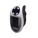 3 Modi 500W Heizlüfter Elektroheizung Upgrade PTC Keramikheizung Steckdosen Heizlüfter Effekt Fernbedienung Sicher Energiesparend Leise Raumthermostat Den Innenbereich Im Büro Schlafzimmer