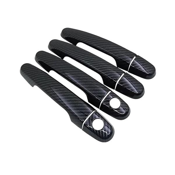 Poignée porte extérieure anti-rayure carbone pour Auris Corolla E150 2008