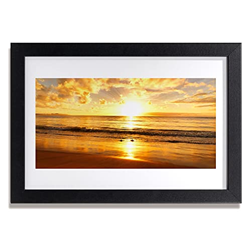 Cadre photo paysage de mer soleil pour illuminer votre chambre ou votre cuisine