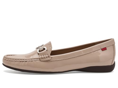 Image of Women's Genuine Leather Slip on Buckle Loafer