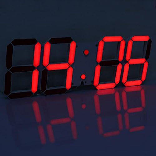 Digital Wall Clock Nixie Timer Stopwatch Clock Alarm Hygrometer Weather Stations Clock