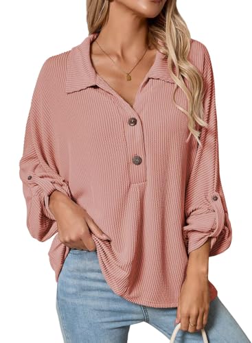 Astylish Women’s Button Down Batwing Top